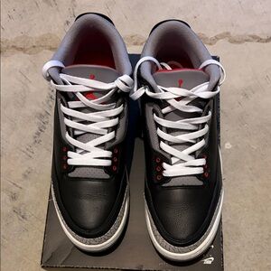 Air Jordan 3 OG Black/Fire Red/Cement size 12